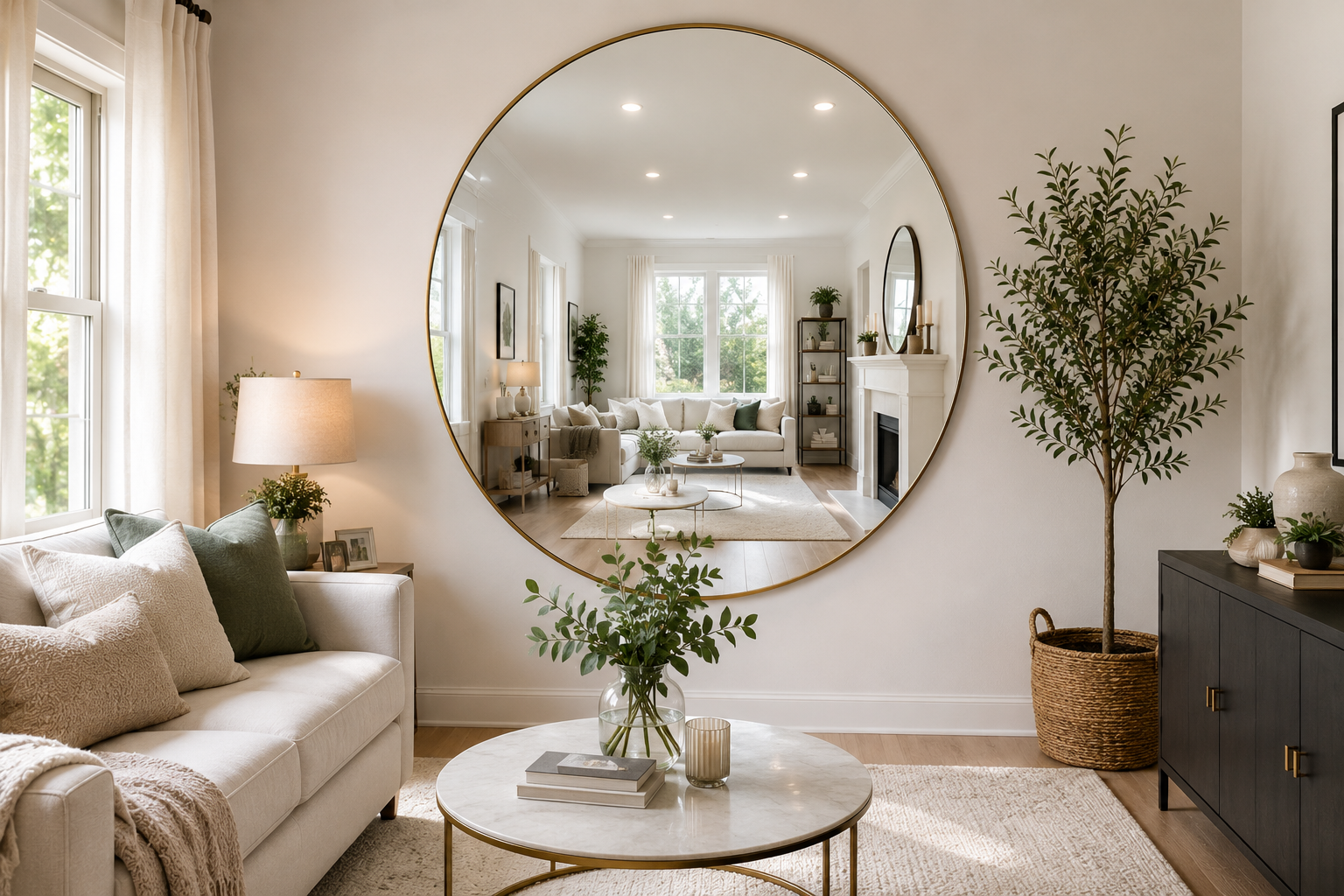 7 Ways to Use Mirrors to Make Any Room Look Bigger
