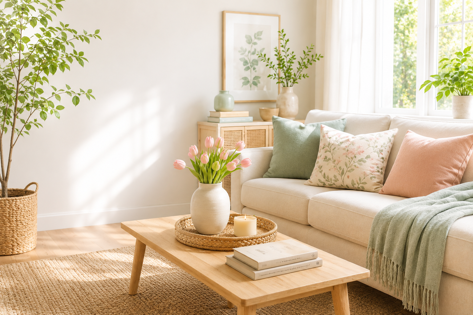 7 Light and Airy Home Decor Ideas for Spring