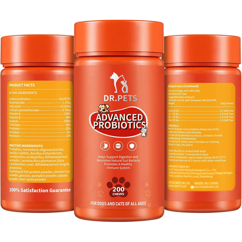 Joint supplement chews for dogs and cats with glucosamine, chondroitin, and MSM shown in product packaging
