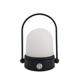 Rechargeable LED atmosphere night light glowing softly on a surface, showcasing its modern minimalist lamp design