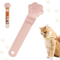 Cat treat squeeze spoon lickable feeder dispenser with soft silicone tip for easy hand-feeding cats