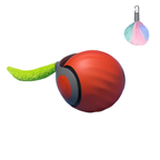 Bright rolling cat toy ball designed to keep cats entertained and active during solo play