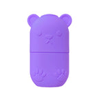 Silicone ice face roller held in hand, showing flexible bristle head design for facial massage and skin cooling
