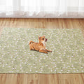 Soft pure cotton non-slip pet mat laid flat, suitable for cats, dogs, and rabbits