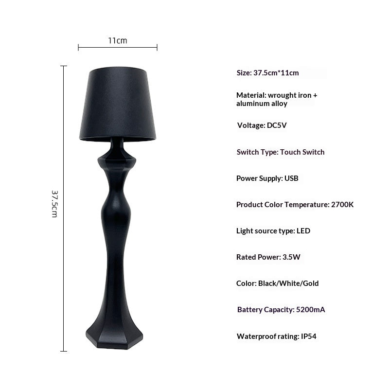 Warm light table lamp casting a soft amber glow on a bedside table, ideal for bedroom ambient lighting