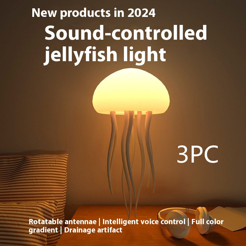 Jellyfish Mood Lamp LED Night Light with 17 RGB Colors product image 4