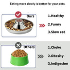 Stainless steel puppy weaning bowl with multiple feeding compartments for litter feeding station