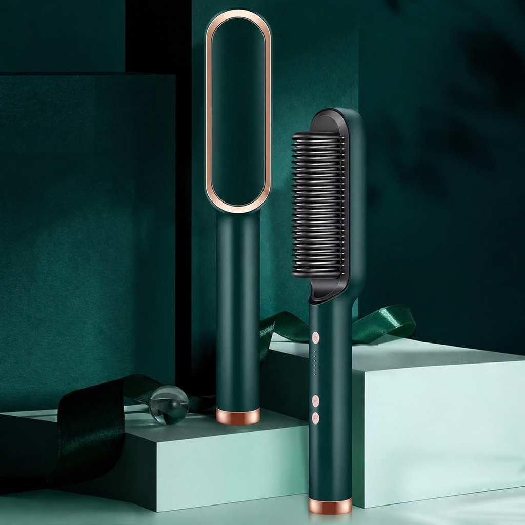 2-in-1 Hair Straightener & Curling