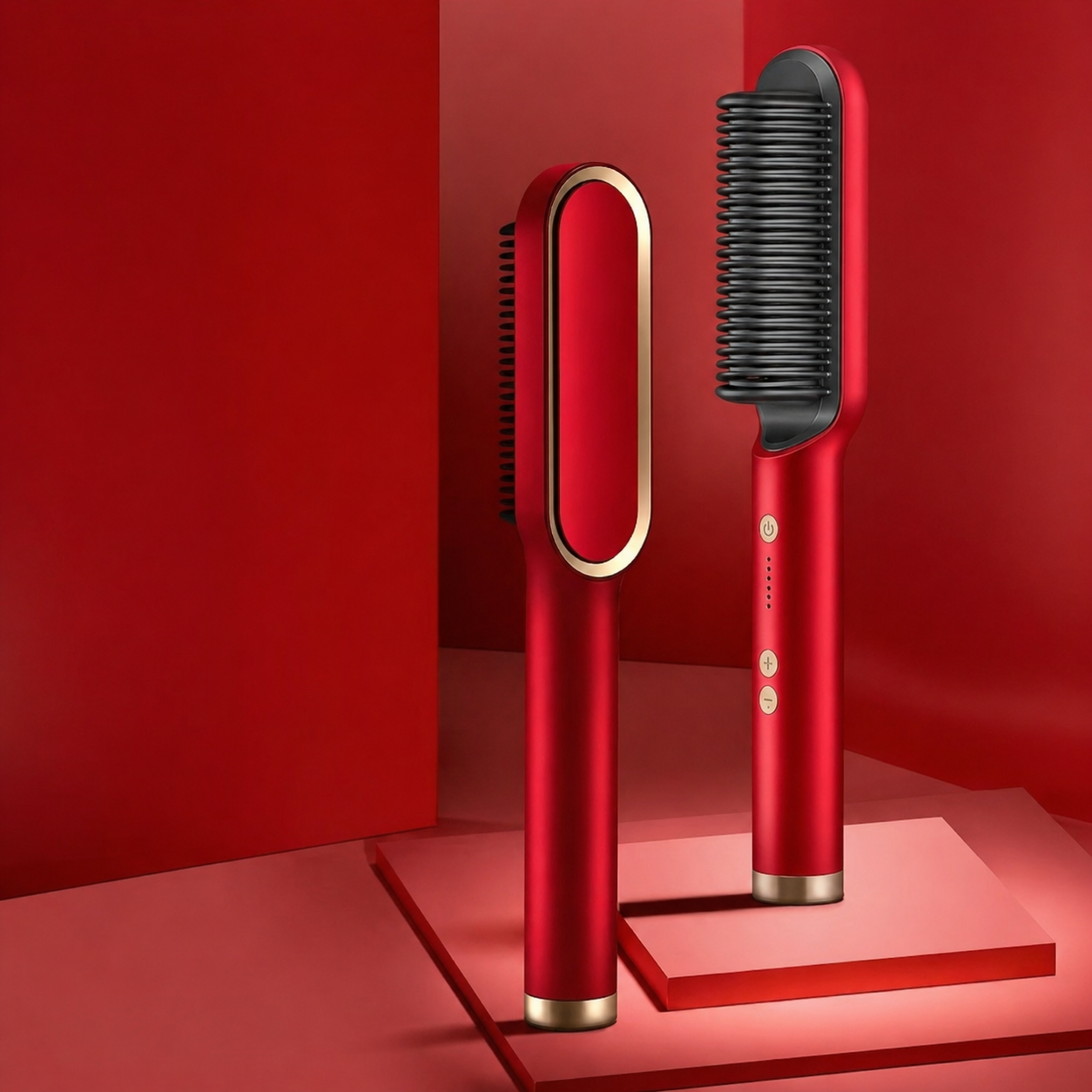 2-in-1 Hair Straightener & Curling