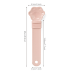 Cat treat squeeze spoon with lickable feeder tip, shown in a close-up view ideal for dispensing soft cat treats