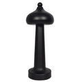 Modern minimalist LED USB table lamp emitting a soft warm glow, shown as a sleek decorative night light for bedside or desk u