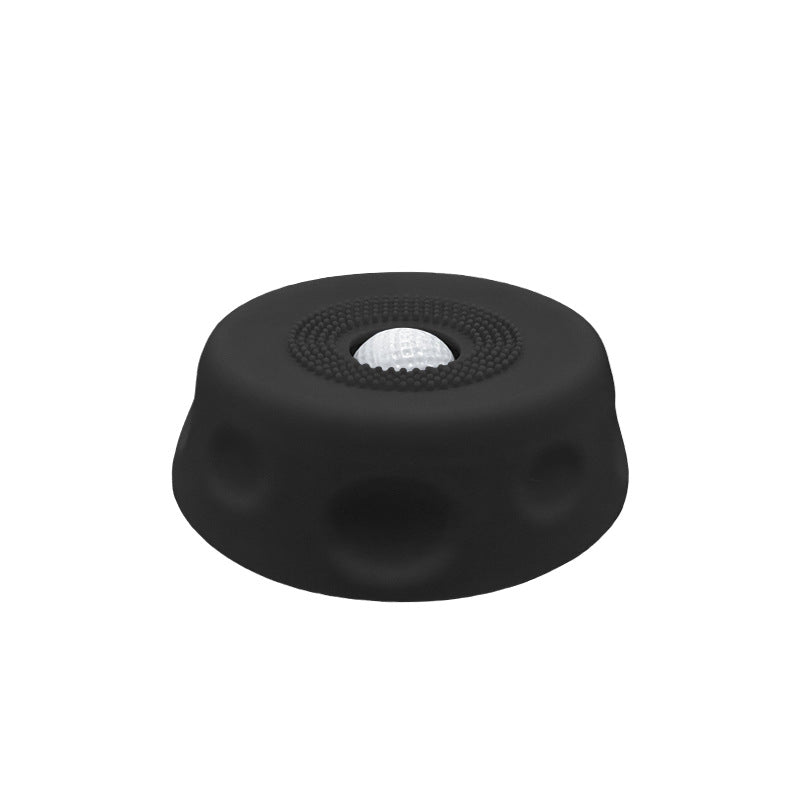 Light blue dog slow feeder lick bowl with rolling ball insert, designed to slow eating and support healthy digestion