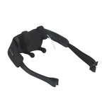 Neck massager with heat and kneading nodes shown from a close-up angle highlighting the infrared massage heads